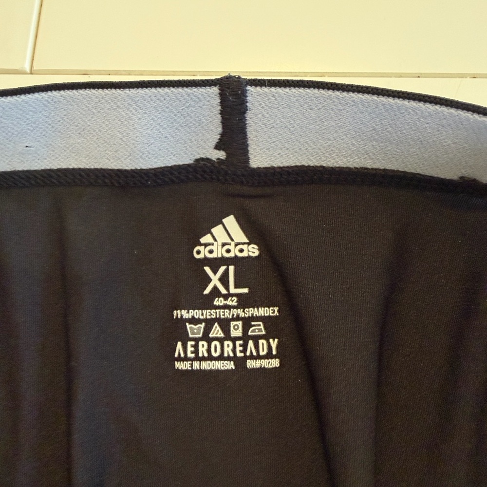 Adidas 4-pk AEROREADY 5” boxer briefs 42” Waist BLK Grey BL Microfiber NWOT - Picture 13 of 13